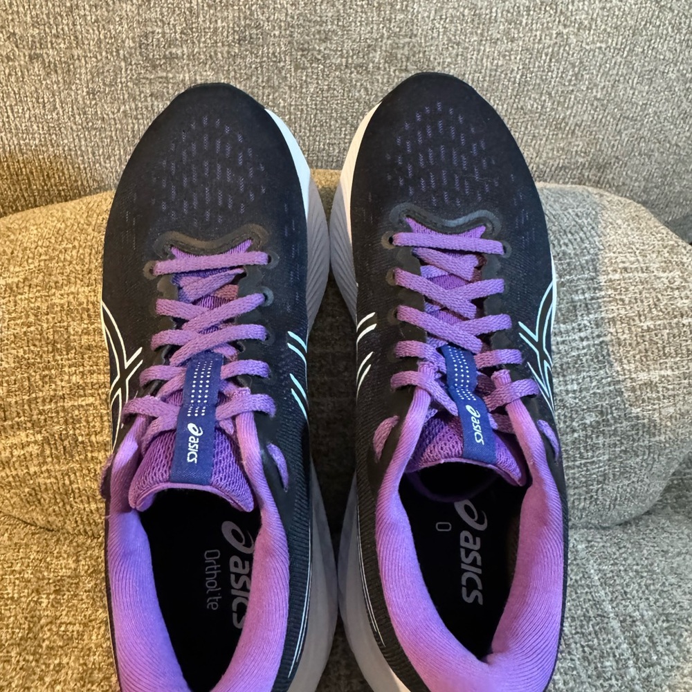 ASICS Women's GEL-EXCITE 10 Black and Purple Athletic Shoes Size 8 - Picture 5 of 10